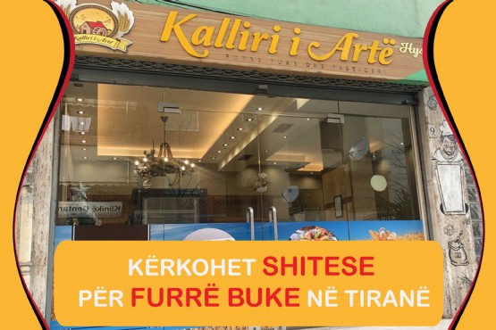 Kerkohet shitese per Furre Buke / Vend pune shitese Furre Buke / Shitese dyqani ne Tirane / Shitese te rruga e kavajes / Kerkoj pune shitese Furre Buke ne Tirane / Furre Buke kerkon shitese / Njoftim per shitese Furre Buke 